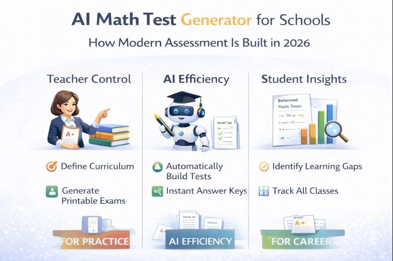 AI Math Test Generator for Schools: How Modern Assessment Is Built in 2026